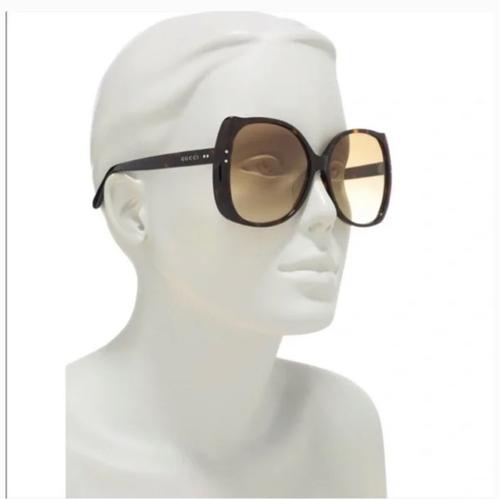 Gucci Oversized Brown Glasses